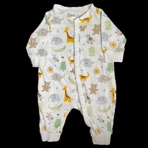 H&M One Piece Animal Print Gender Neutral 1-2 Months